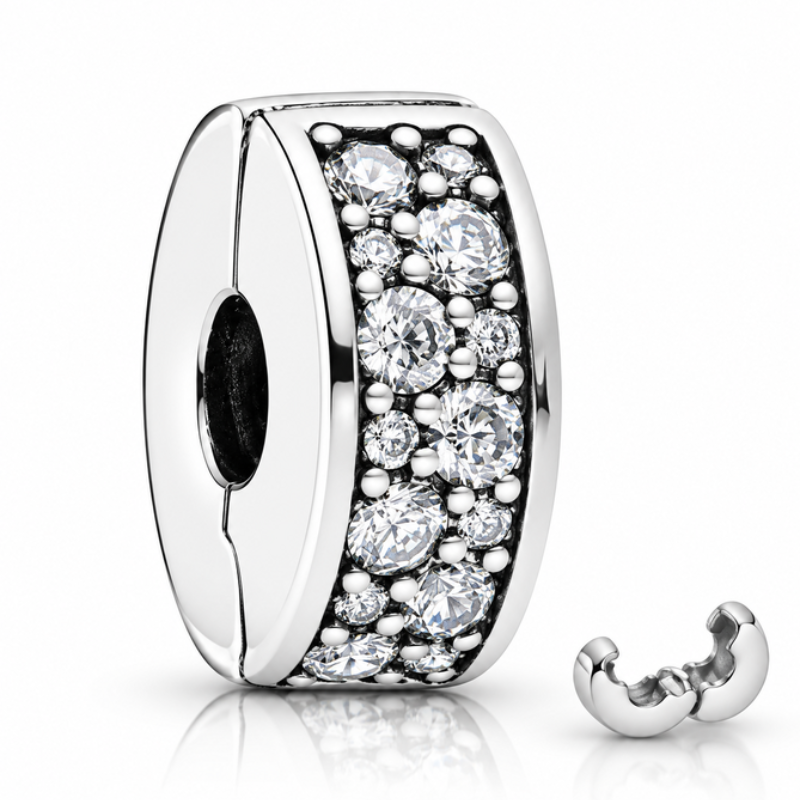 Charm séparateur pour bracelet collection clip strass