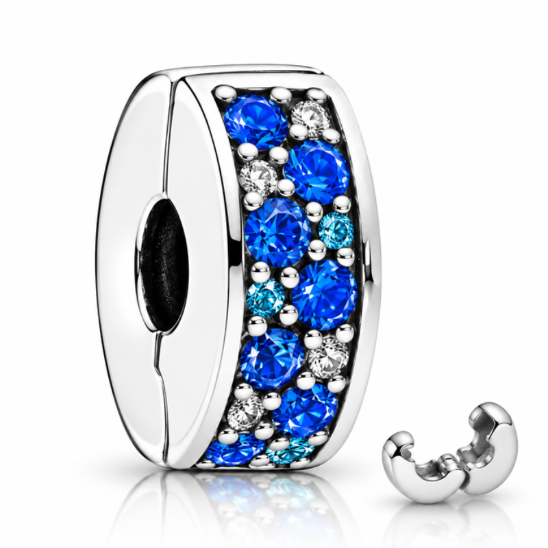 Charm séparateur pour bracelet collection clip strass