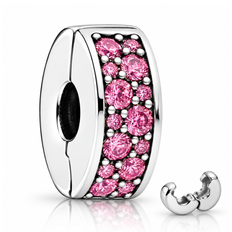 Charm séparateur pour bracelet collection clip strass