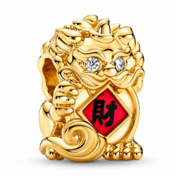 Charm dragon chine chinois doré pour bracelet