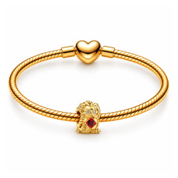 Charm dragon chine chinois doré pour bracelet