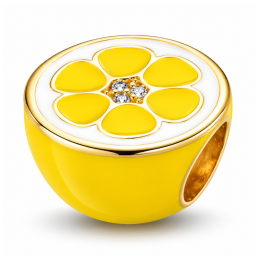 Charm demi citron pour bracelet