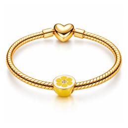 Charm demi citron pour bracelet