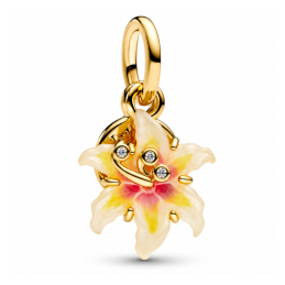 Charm fleur campanule raiponce doré pour bracelet