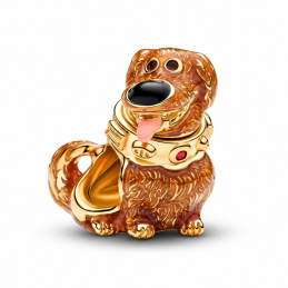 Charm chien Doug fidèle compagnon la haut doré pour bracelet