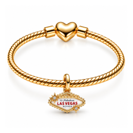 Charm ville las vegas panneau casino pour bracelet