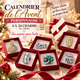 Calendrier de l'avent personnalisé - jusqu'à 24 charms