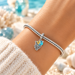 Charm océan poisson coquillage algue pour bracelet