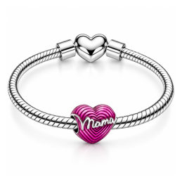 Charm rose mama pour bracelet