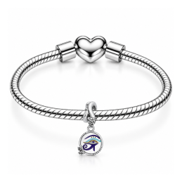 Charm oeil serpent égyptien égypte pour bracelet