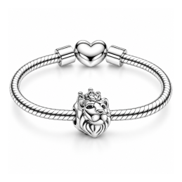 Charm lion couronne pour bracelet