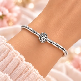 Charm lion couronne pour bracelet