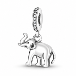Charm éléphant trompe pour bracelet