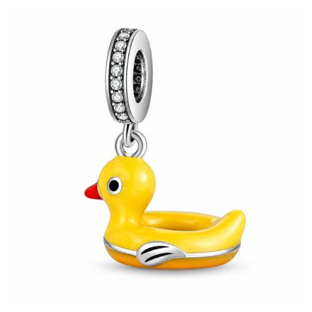 Charm canard bouée piscine pour bracelet