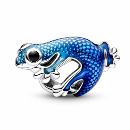 Charm gecko bleu pour bracelet