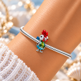 Charm coq Hei Hei vaïana disney pour bracelet