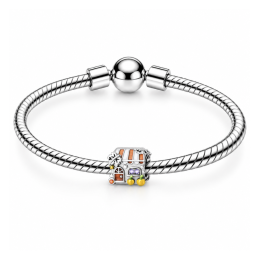 Charm maison d'automne citrouille pour bracelet