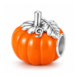 Charm citrouille orange pour bracelet