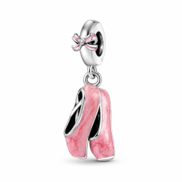 Charm ballerine rose danseuse pour bracelet