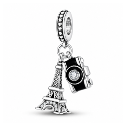 Charm tour eiffel appareil photo pour bracelet