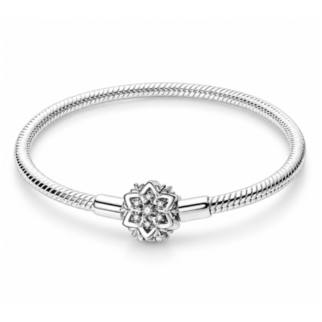 Bracelet pour charm chevron flocon strass