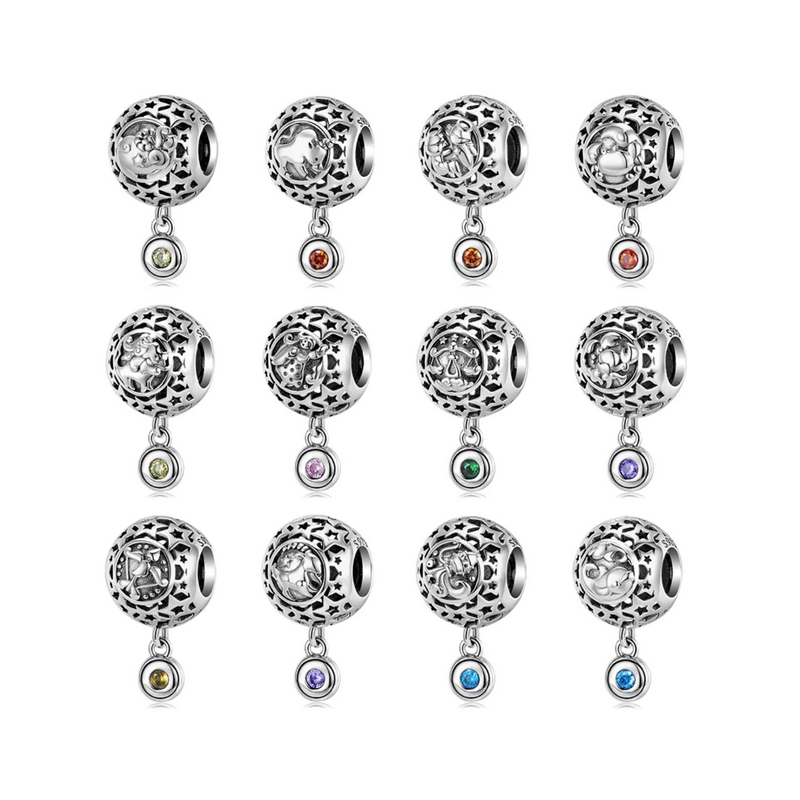 Charm astrologie sphère pierre pour bracelet