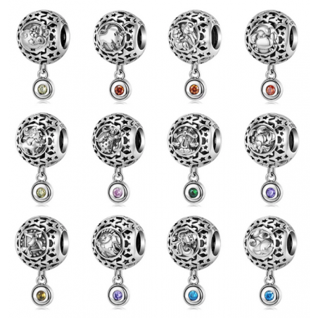 Charm astrologie sphère pierre pour bracelet