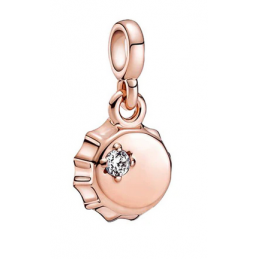 Charm capsule bouteille or rose compatible me