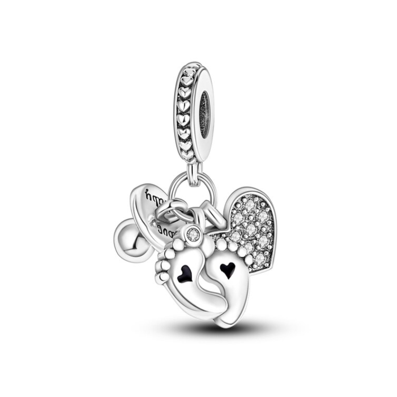 Pendentif Raton Laveur En Argent Sterling 925 – Breloque émaillée Avec Mousqueton Pour Bracelet