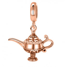Charm Aladdin génie jasmine lampe tapis argent or rose pour bracelet