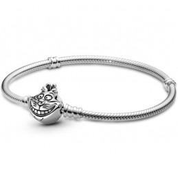 Bracelet pour charm argent chat Cheshire Alice chevron