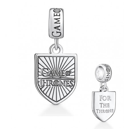 Noble Collection – Pendentif Stark – Game Of Thrones – Charme En Métal Avec Cordon En Cuir