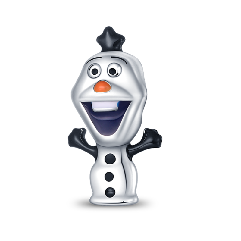 Charm la reine des neiges olaf flocon pour bracelet