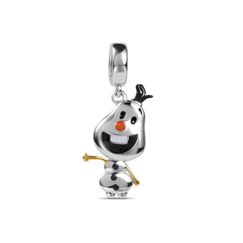 Charm la reine des neiges olaf flocon pour bracelet