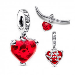 Charm minnie mickey coeur amour pour bracelet