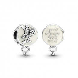 Charm minnie mickey coeur amour pour bracelet