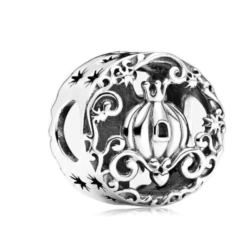 Charm bijoux pour bracelet cendrillon carrosse