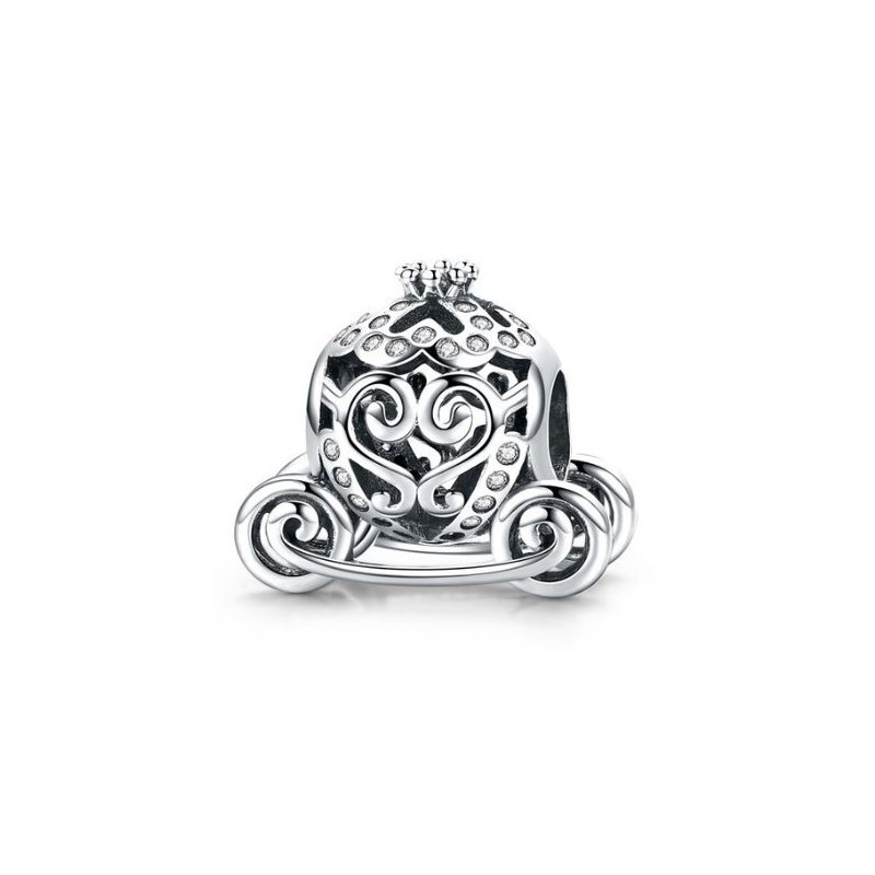 Charm bijoux pour bracelet cendrillon carrosse