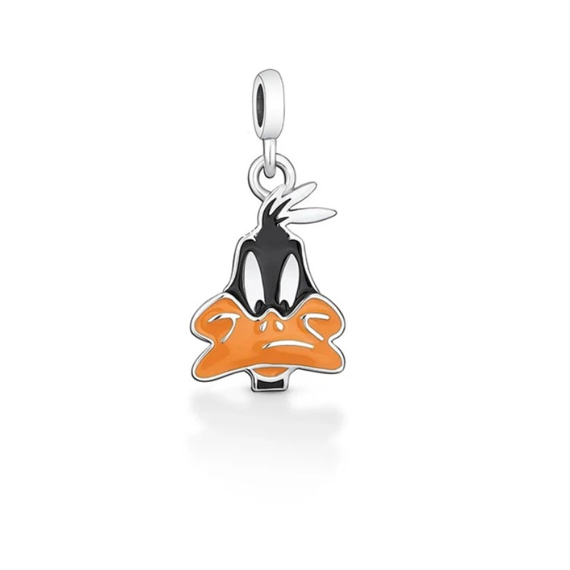 Charm Daffy Duck looney tunes argent pour bracelet