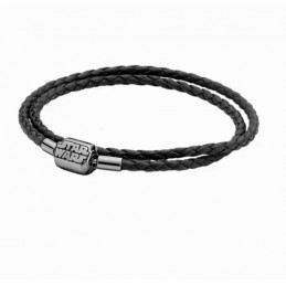 Bracelet tressé cylindre clair obscur pour charm star wars