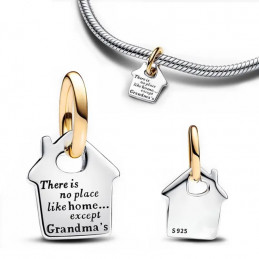 Charm maison grand mère mamie argent pour bracelet