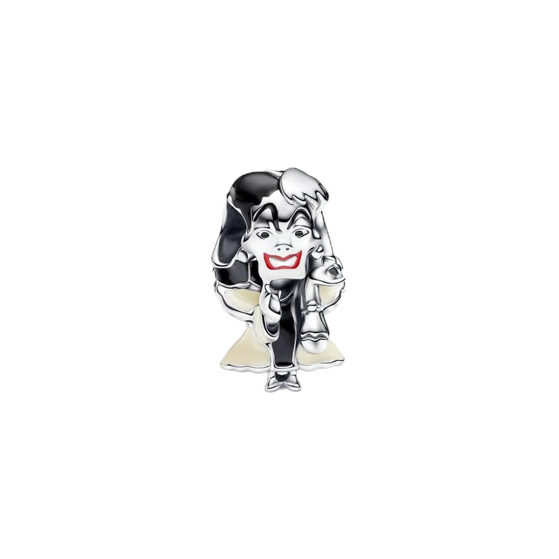 Charm cruella 101 dalmatiens argent pour bracelet