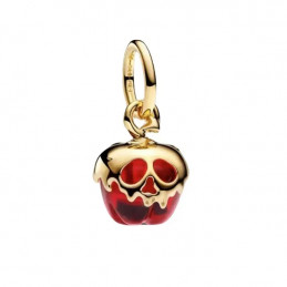 Charm halloween horreur pomme fantome or pour bracelet