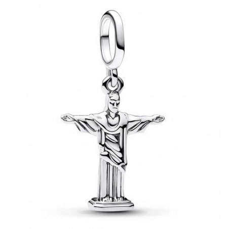 Charm statut christ rédempteur rio brésil argent pour bracelet