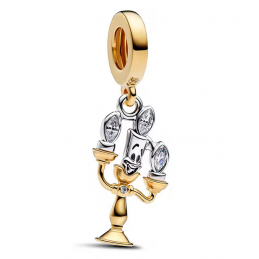 Charm chandelier la belle et la bête argent pour bracelet disney