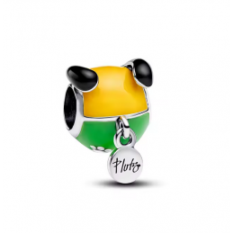 Charm boule pluto oreille argent pour bracelet disney