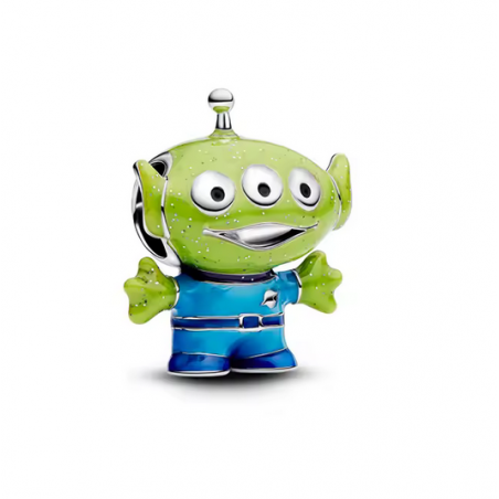 Charm martien aliens toy story argent pour bracelet disney
