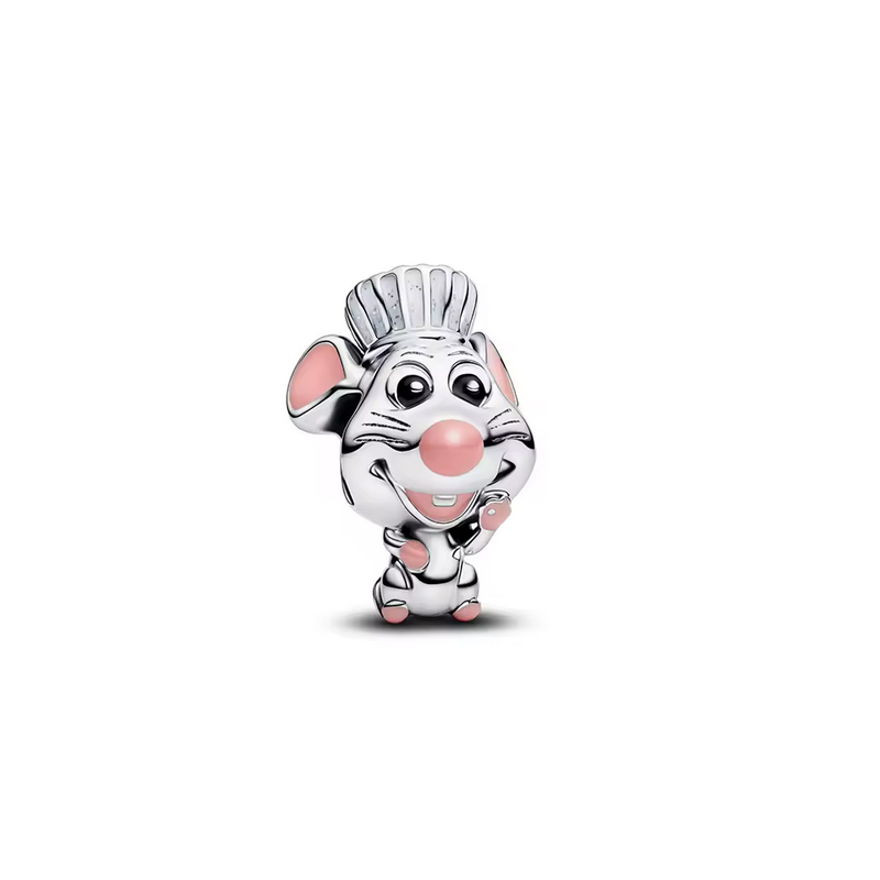 Charm chef Rémy rat ratatouille argent pour bracelet disney