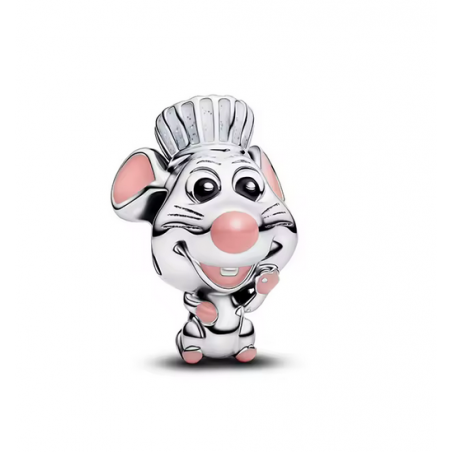 Charm chef Rémy rat ratatouille argent pour bracelet disney