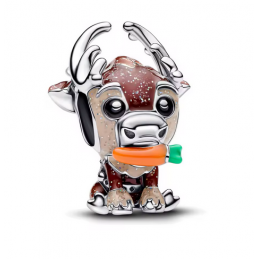 Charm renne sven carotte reine des neiges anna argent pour bracelet